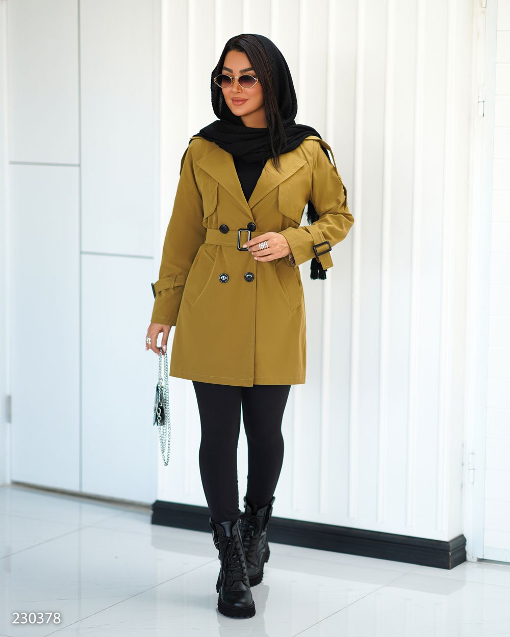بارانی کتان زنانه