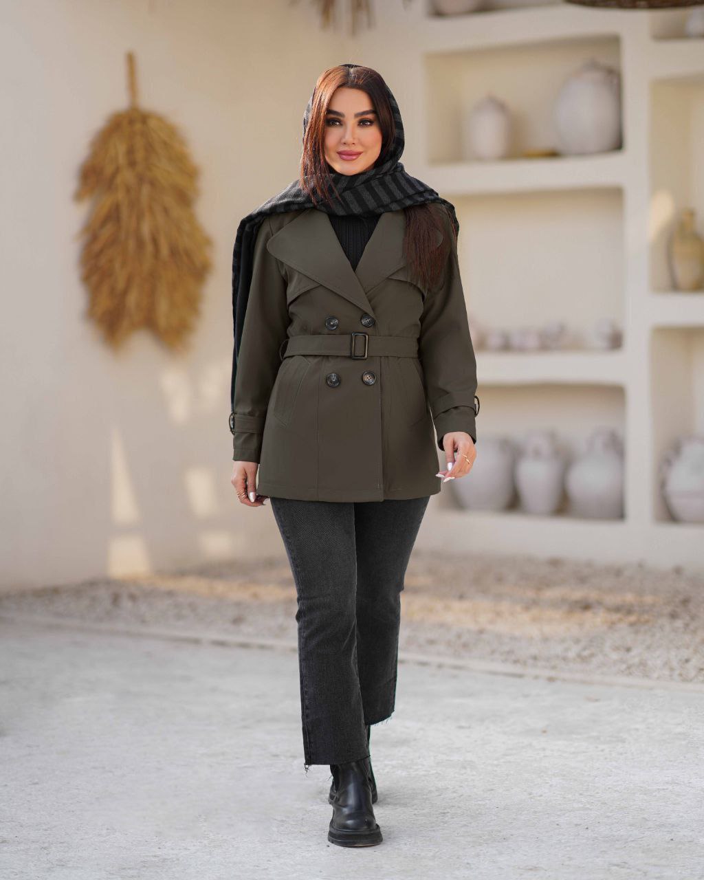 بارانی کلاه دار