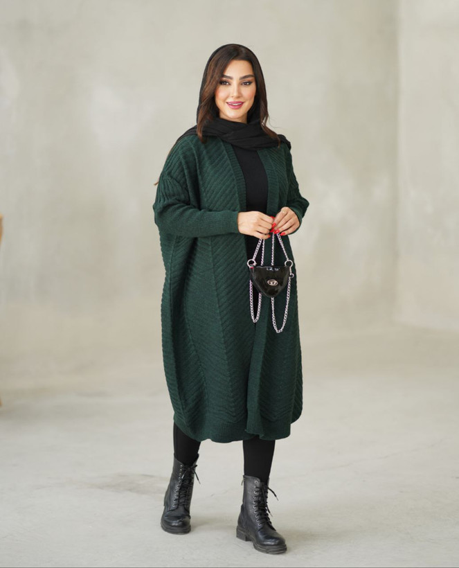 مانتو بافت زمستانه