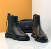 نیم بوت چرم زنانه