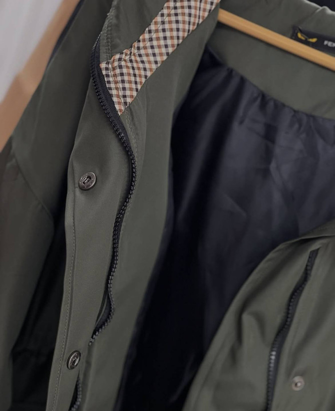 بارانی کوتاه آستردار