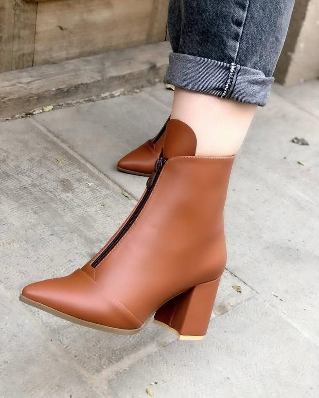 نیم بوت زیپی