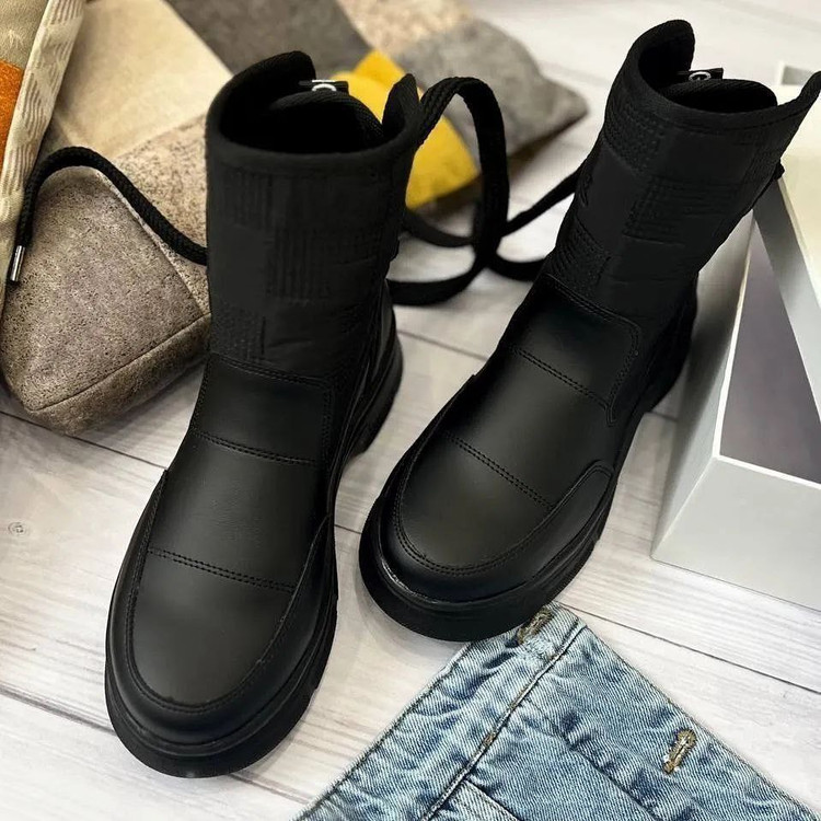 نیم بوت مشکی زنانه