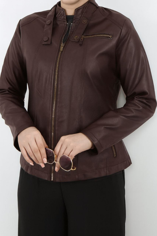 کت کوتاه چرم