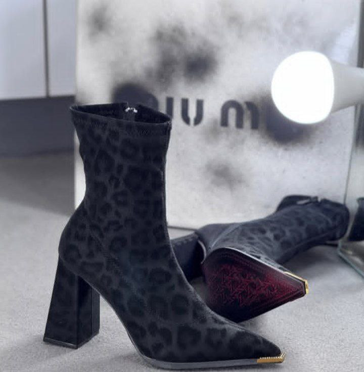 بوت پلنگی مشکی