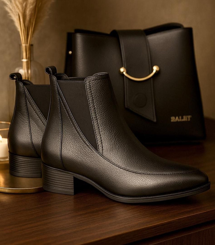 نیم بوت چرم