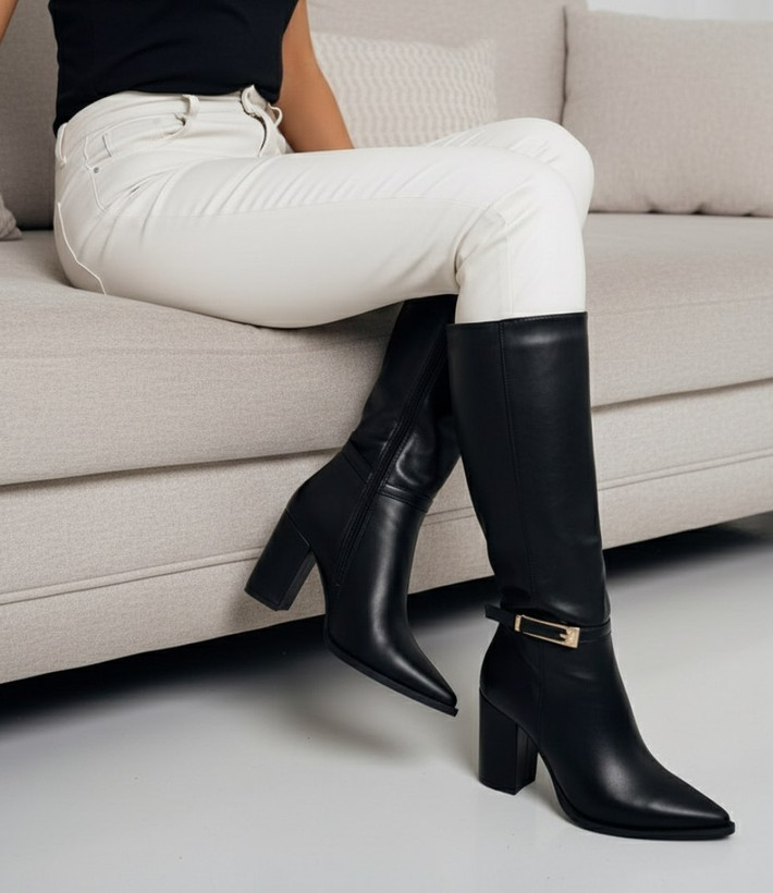 پوتین مشکی زنانه