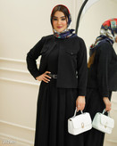 کت و دامن مشکی زنانه