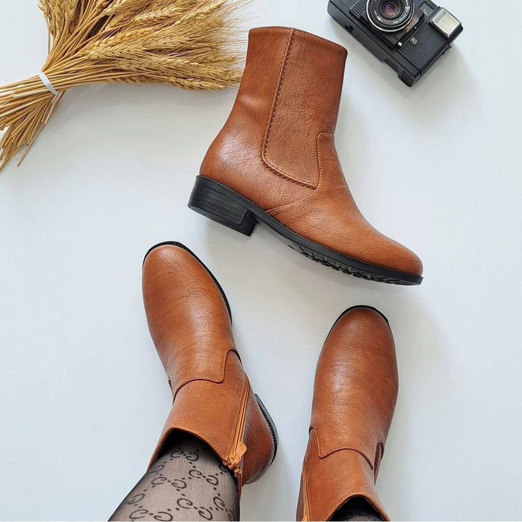 نیم بوت چرم