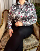 شومیز مجلسی زنانه ساتن مدل ابر سایز ۳۸ تا ۵۲ ضمانت اصالت کالا