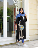 مانتو بلند زنانه لینن و مکرومه مدل آفتابگردان سایز فری تا ۴۸ ضمانت اصالت کالا