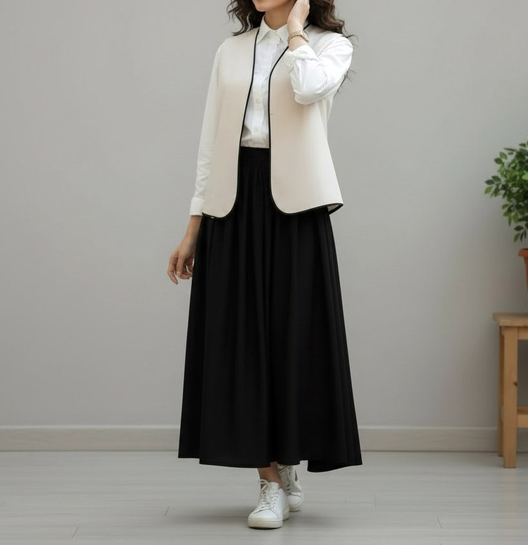 ست جلیقه دامن