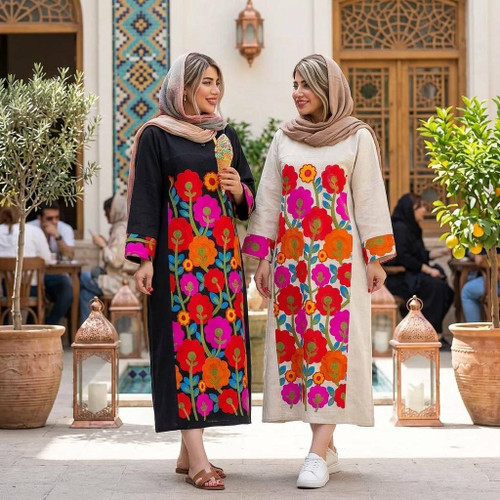 کفتان زنانه لینن مدل سروین سایز فری تا ۵۲ ضمانت اصالت کالا