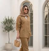 تونیک شلوار اسپرت زنانه صوفیا مدل ستیا سایز فری تا ۴۴ ضمانت اصالت کالا