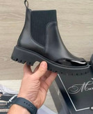 نیم بوت کشی چرم و ورنی زنانه کد yar611 سایز ۳۷ تا ۴۰ ضمانت اصالت کالا