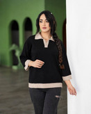 پولوشرت بافت زنانه مدل پرینا سایز ۳۸ تا ۴۶ ضمانت اصالت کالا