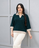 پولوشرت بافت زنانه مدل پرینا سایز ۳۸ تا ۴۶ ضمانت اصالت کالا