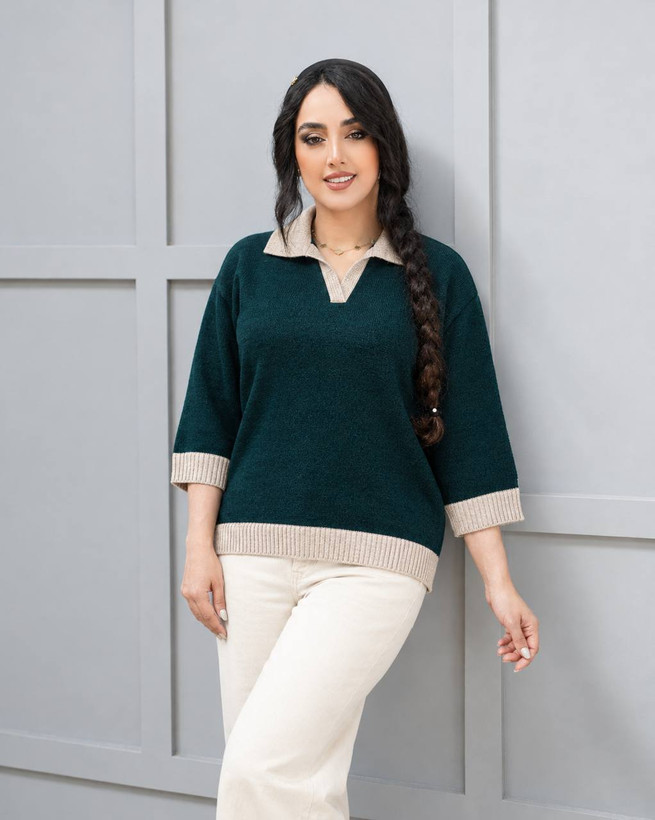 پولوشرت بافت زنانه مدل پرینا سایز ۳۸ تا ۴۶ ضمانت اصالت کالا