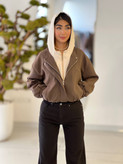 بامبر اویشو زنانه دو زیپ مدل زینت گرم بالا فری سایز تا ۴۴ ضمانت اصالت کالا
